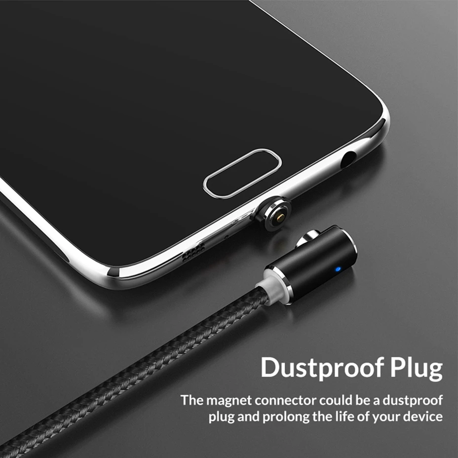 Магнитный usb кабель L Line 90 градусов для Samsung S9 Huawei Mate20 магнитный Micro USB Type C IPhone X Xs Max 8