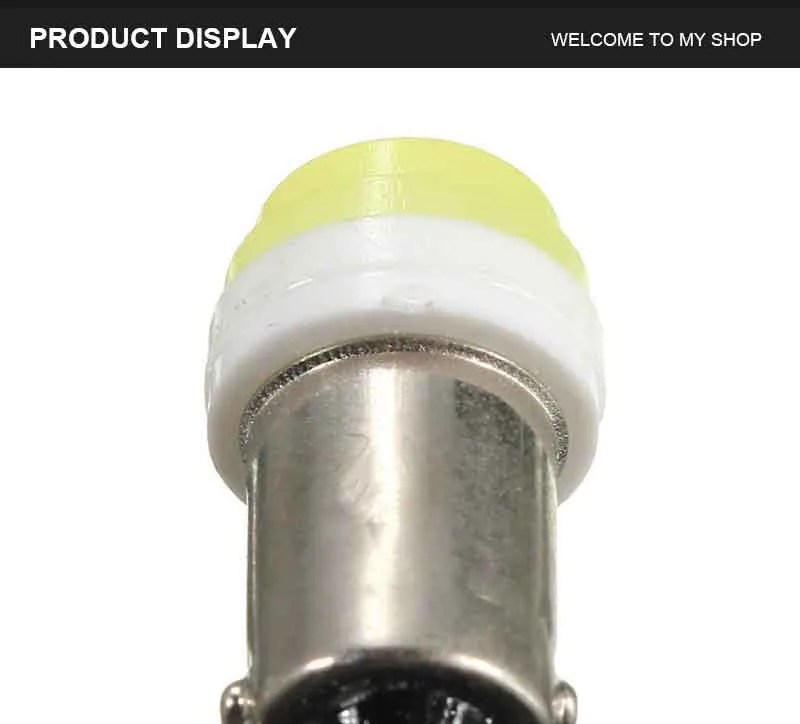 

Ba9s Led Instrument Lamp Round Head Ceramic Plug-in License Plate Lamp Led Lights for Car Car Accessories Car Led Light