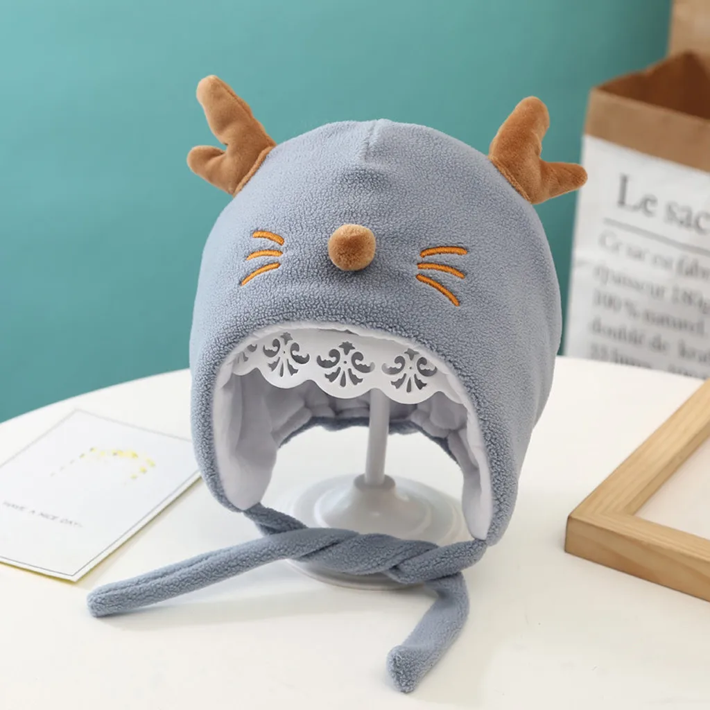 Детские милые шапки для мальчиков и девочек коллекция 2019 года зимняя теплая