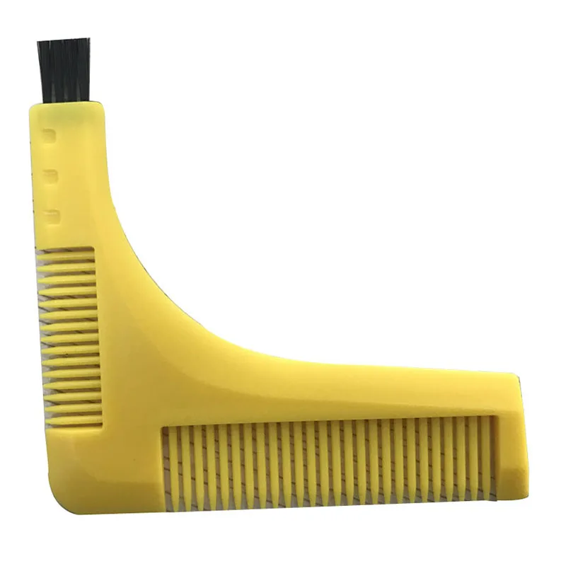 Расческа для мытья бороды прозрачный внешний вид расческа усов расчесывание