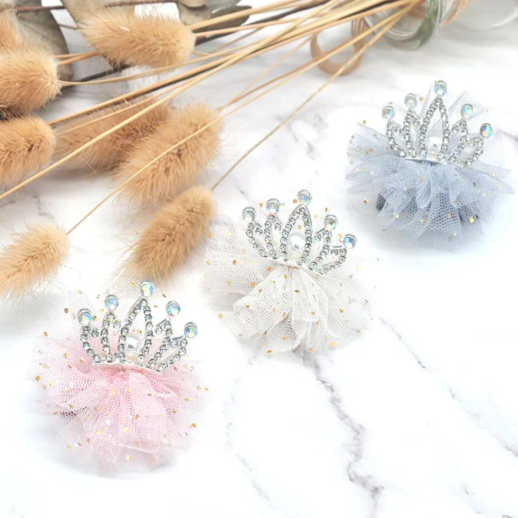

15pcs Fashion Glitter Rhinestone Tiaras Hairpins Mini Floral Crown Hair Clips Princess Headwear Boutique Party Hair Accessories