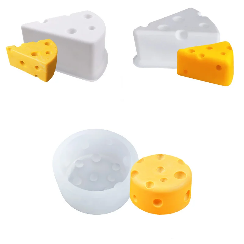 

Multiple Styles 3D Cheese Shape Silicone Mold Mousse Cake Moulds Chocolate Fondant Dessert Pastry Baking Mould Cake Decorating