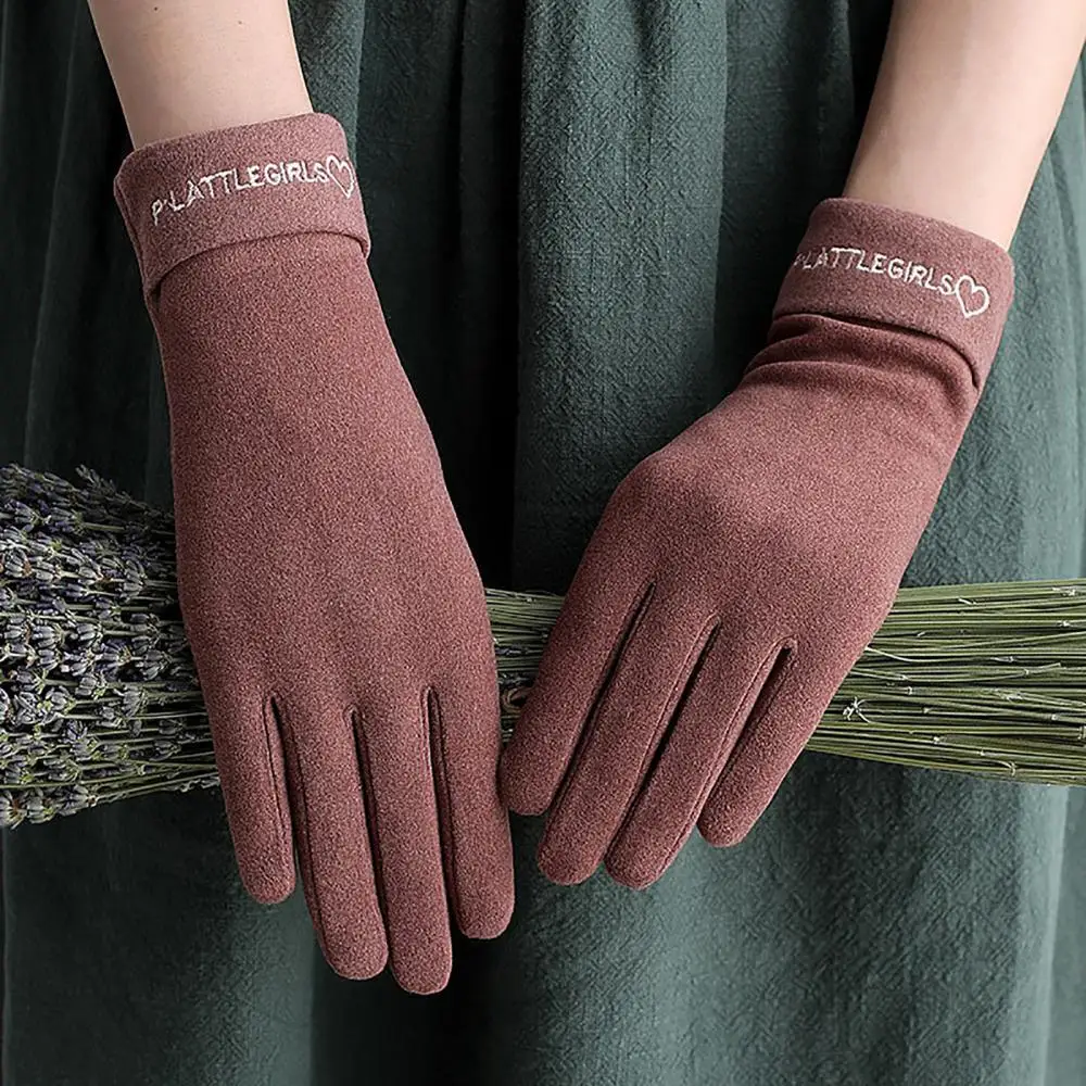

60% Dropshipping!!Women Winter Warm Thicken Touch Screen Gloves Full Finger Riding Cycling Mittens