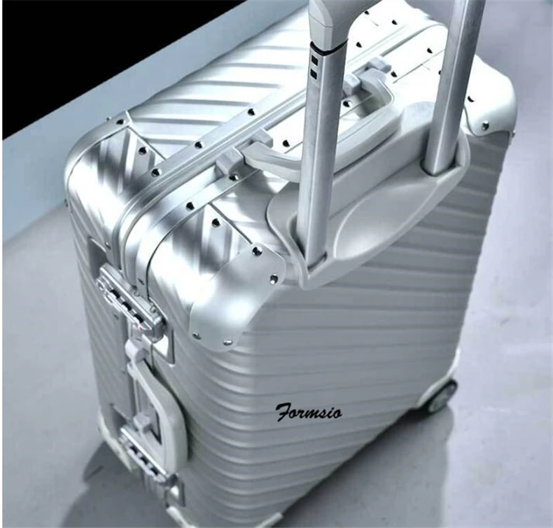 Carrylove 2" 26" 2" дюймов Алюминиевый Чемодан вертушка металлическая сумка на колесиках