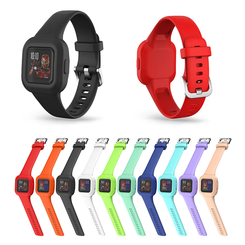 Совместимый с Garminfit Jr 3 Детские умные спортивные часы браслет подходит для