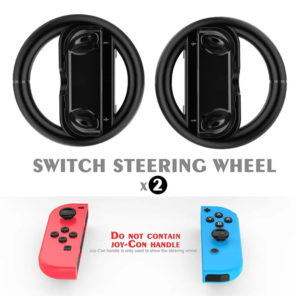 Рулевое колесо ABS для Nintendo Switch держатель-подставка с левой и правой стороны