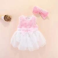 newborn baby girl clothes summer cotton bow baby girl dress first 1st birthday dress party girl baby clothing toddler clothes