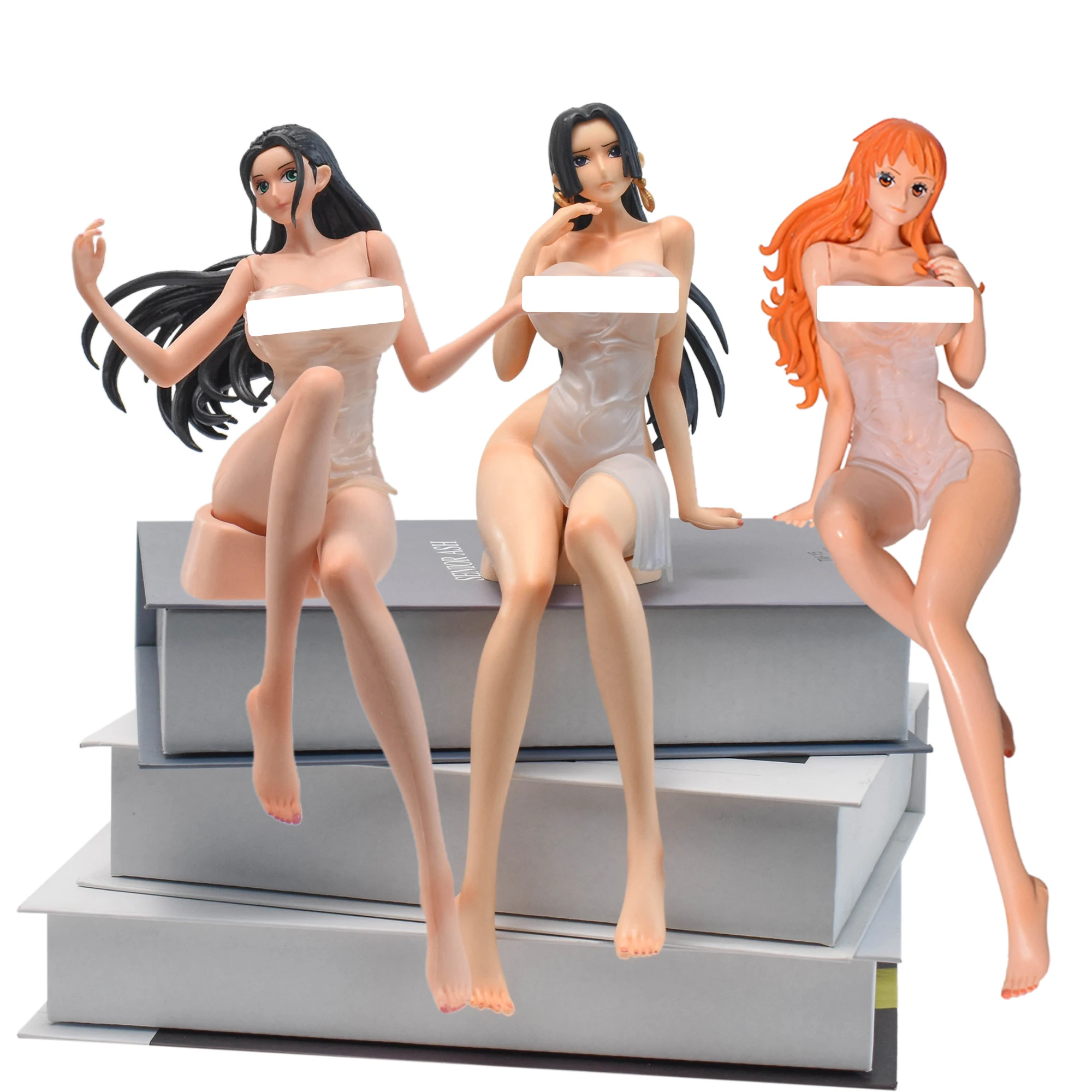 

Anime One Piece Figure Bathhouse Series Bath Towel Boa Hancock Nami Robin Swimsuit Collection PVC Action Figurine Christmas Gift