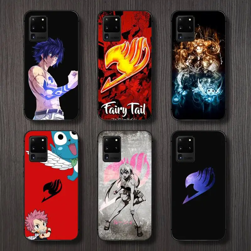 

Manga Fairy Tail Phone Case For Samsung A32 A51 A52 A71 A50 A12 A21S S10 S20 S21 Plus Fe Ultra