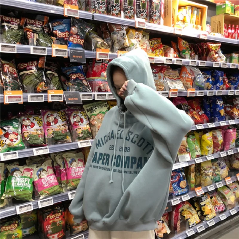 Зимний новый шикарный винтажный Стильный Бархатный свитшот с капюшоном в стиле