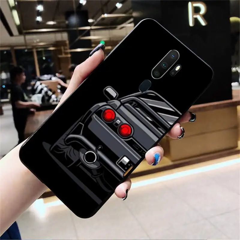 

Tokio Drift Deporte Coche JDM Negro Phone Case For Oppo Reno2 Z 2Z Realme5 6 Pro R9S 11 Plus 15 17 Pro
