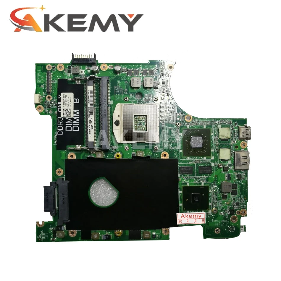 Akemy N4010 Mainboard для For DELL Inspiron 14R CN-0951K7 0951K7 материнская плата DAUM8CMB8C0 CN-0M2TVP 0M2TVP HM57 с