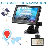 high quality 5 hd fm bluetooth car gps navigation latest europe map sat nav ruck gps navigators automobile with alarm notice