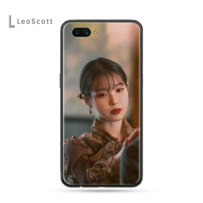 

IU Lee Ji Eun girl beautiful Phone Case For OPPO F 1S 7 9 K1 A77 F3 RENO F11 A5 A9 2020 A73S R15 REALME PRO cover