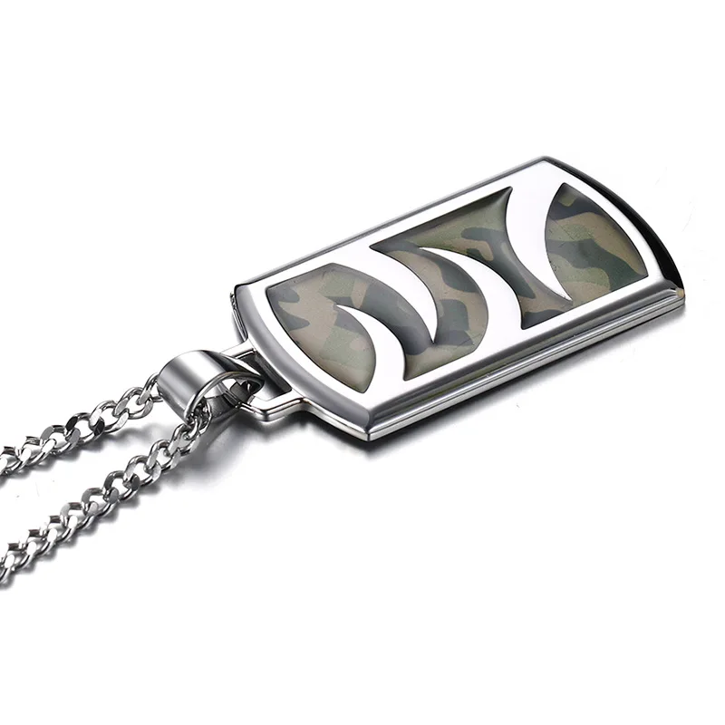2020 оригинальный дизайн из нержавеющей стали капель клея камуфляжная подвеска