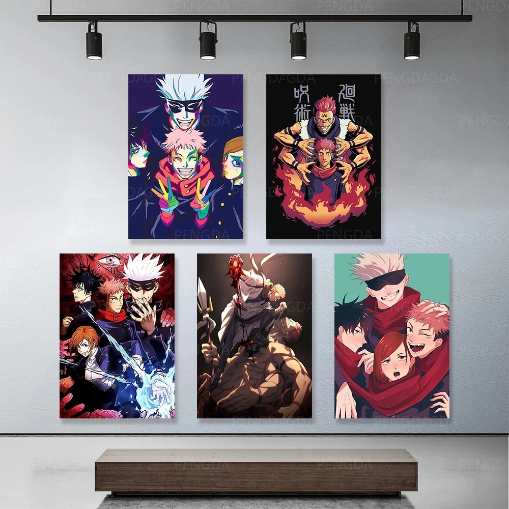 

HD Prints Canvas Wall Art Painting Modular Jujutsu Kaisen Picture Home Decoration Japanese Anime Poster Living Room No Framework