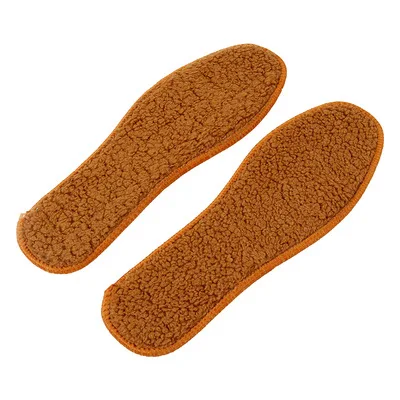Winter Warm Insoles For Shoes Men Women Imitating Alpaca Wool Velvet Deodorant time! Absorbent Breathable Plush Sports Insole
