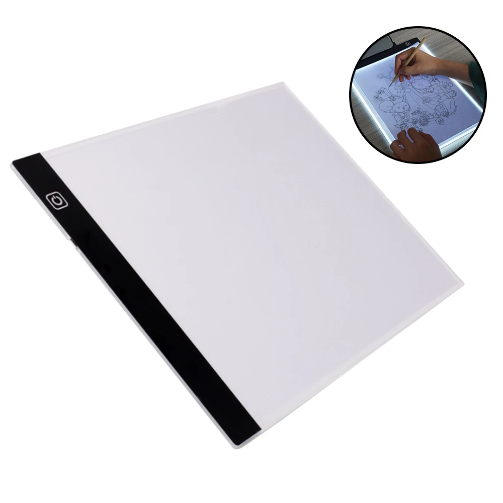 

LED A4 Digital Tablets Light Box Graphic Tablet Writing Painting Dimmable Brightness Tracing Board Copy Pads Digital Drawing