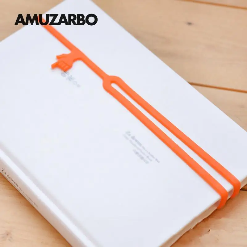 Силиконовые закладки эластичные зажим для книг органайзер инструмент чтения