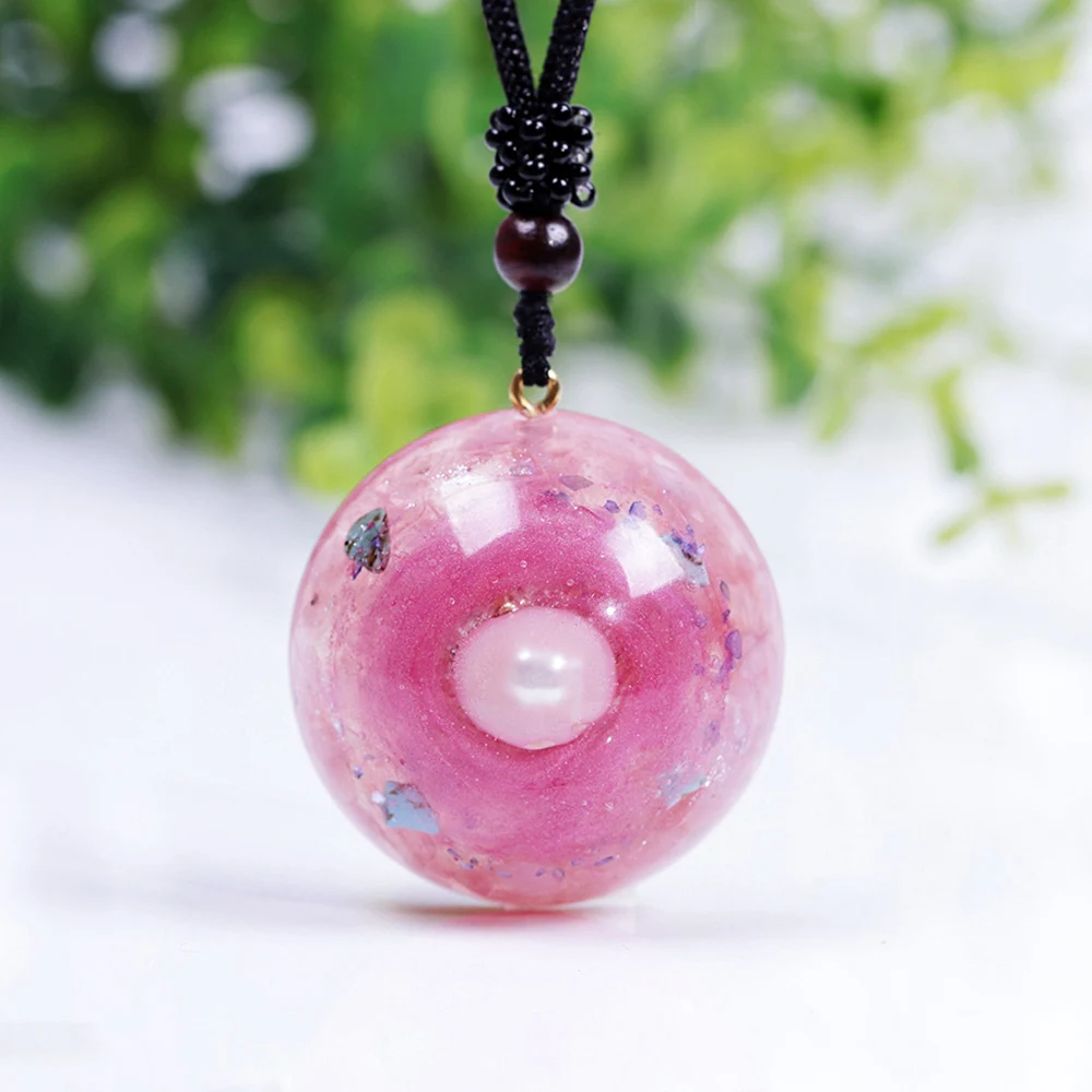 

Orgone Quantum Pendant Necklace Reiki Pearl Natural Crystal Chakra Reiki Healing Totem Jewelry Amulet For Women morocco jewelry