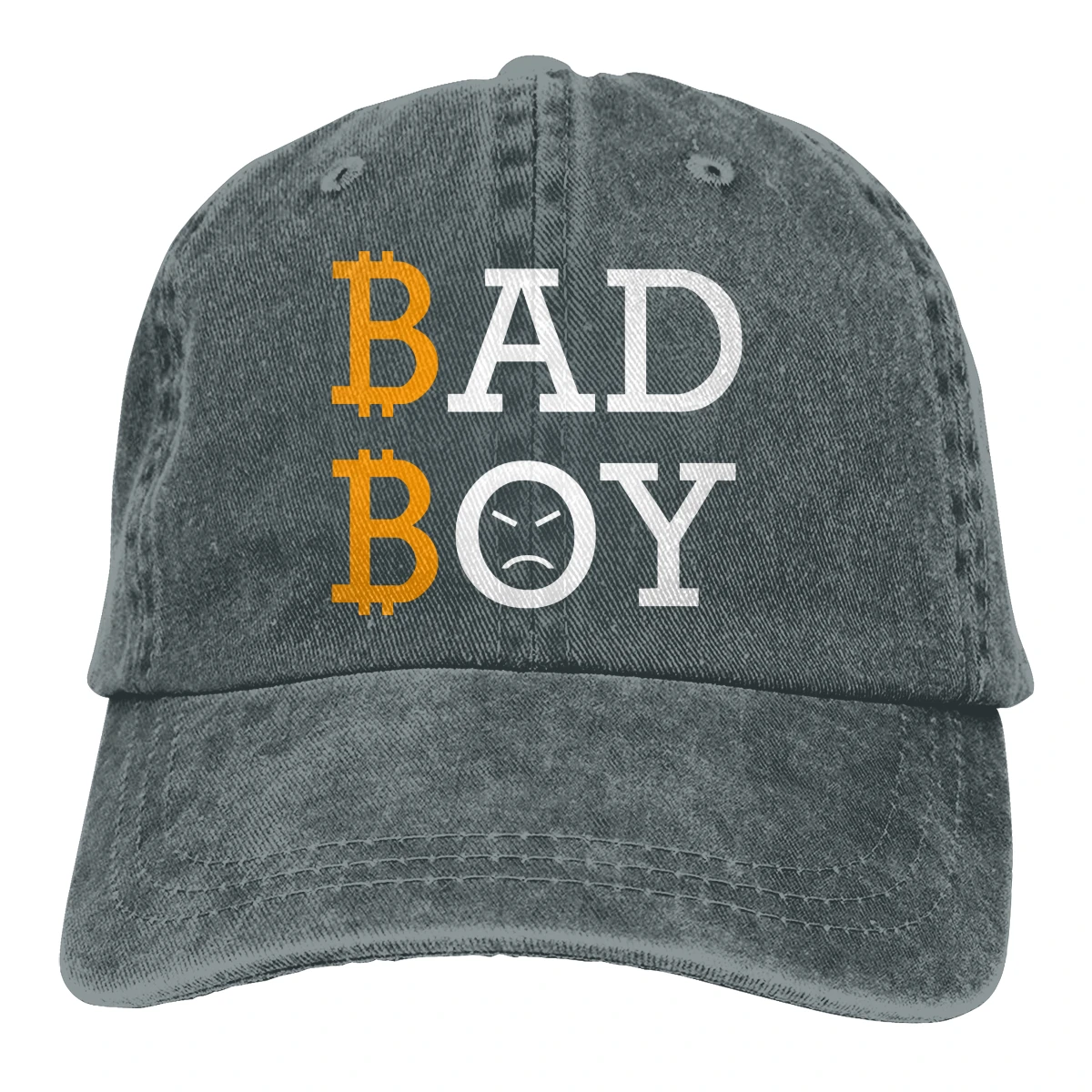 Bad Boy Casquette черная Унисекс Мужская Женская джинсовая бейсболка с ремешком