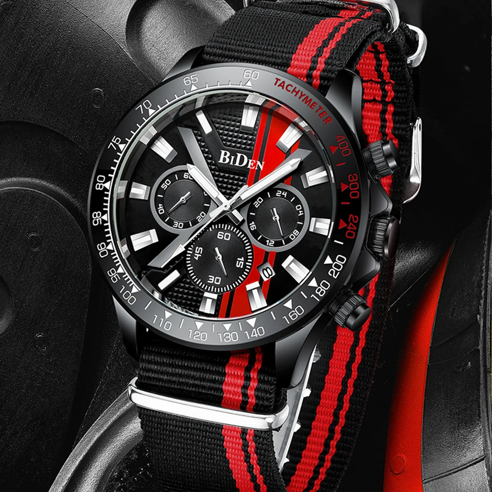 

2021 New Mens Watches Men Silicone Strap Waterproof Dive Watch For Men Top Brand Luxury Multifunction Quartz Chronograph Clocks