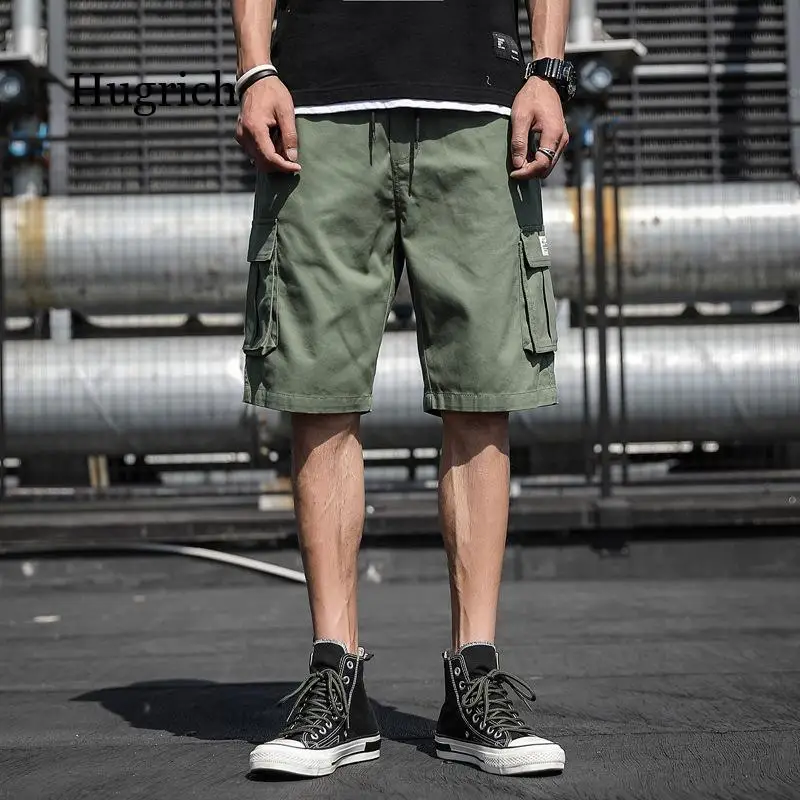 Повседневные брюки Новинка лета 2021 мужские шорты тонкие Свободные корейские