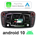 Автомагнитола A-Sure 2 Din для Ford Focus SC-MAX, Galaxy, Fiesta, Carplay, Android 10, Bluetooth, Wi-Fi, GPS, DVD, навигация