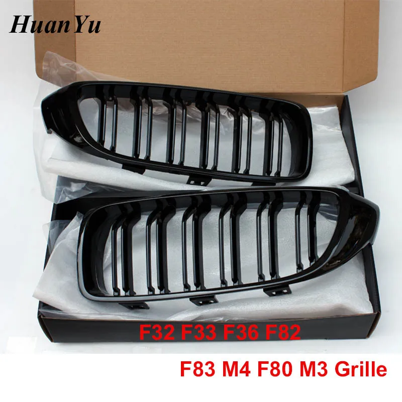 1 пара 2 планки для BMW 4 серии F32 F33 F36 F80 M3 F82 F83 M4 ABS сменный передний бампер гоночный