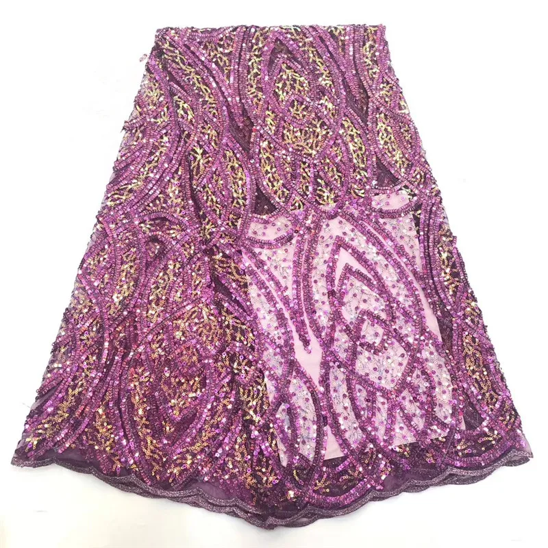 

2020 Latest French Nigerian Lace Fabrics High Quality lace Tulle African Lace Fabric Wedding Stones French Tulle Lace ro16-6