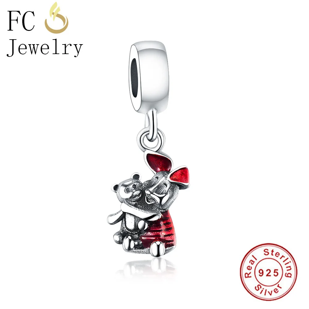FC ювелирные изделия подходят оригинальные браслеты Pandora шармы Стерлинговое
