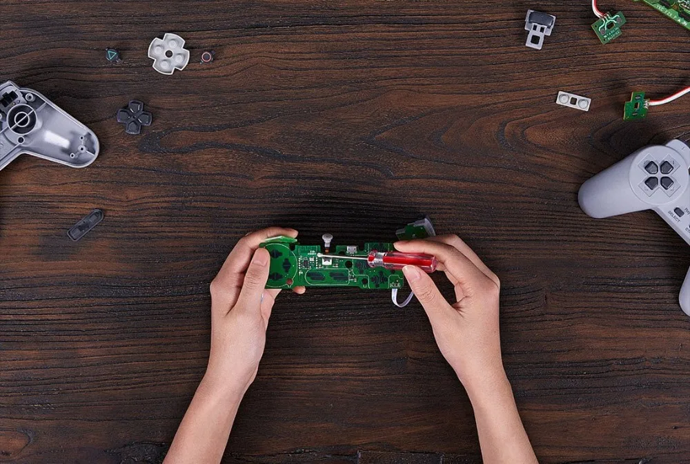 8bitdo Mod Kit для Игровые приставки классический мини Классический игровой хост оригинальная ручка DIY Беспроводной Bluetooth для sony ps1 Mini