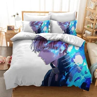 home textile 3d my hero academia bedding set cartoon anime character printed duvet cover sets twin full queen king free shipping