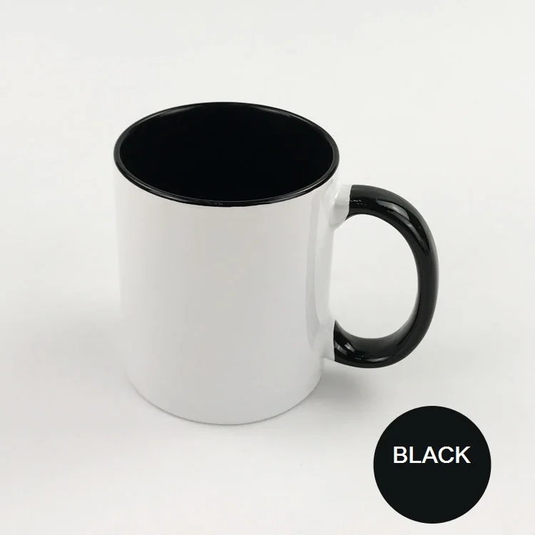

Blank Mugs 350ML Color inside Ceramic Cup for sublimation