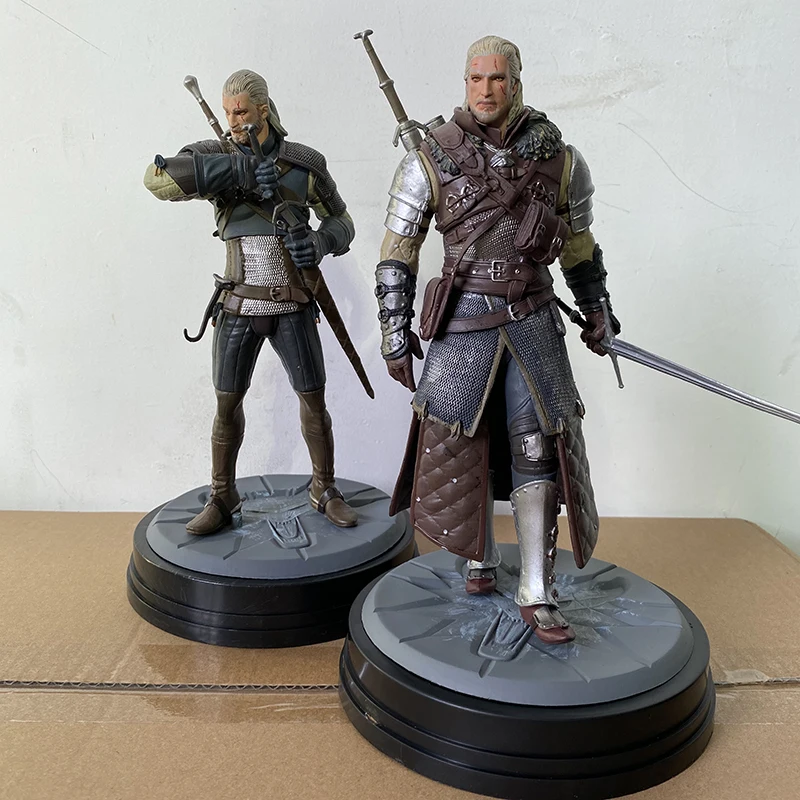 witcher ed 3 wild hunt wolf geralt action figure collectable model toys doll gift 24cm free global shipping