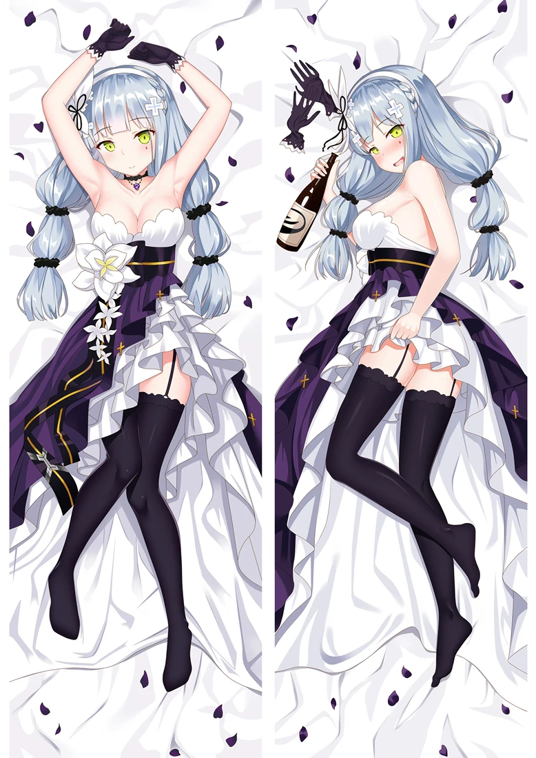 S8 Аниме Девушки спереди Dakimakura Чехол персонажи DSR50& hk416 подушку Чехол Suomi& WA2000 обнимает тело наволочка - Цвет: S8
