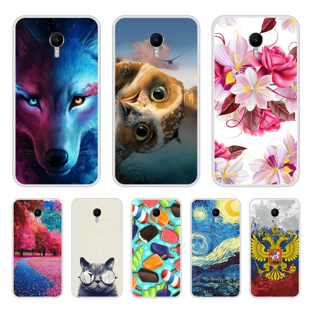 Чехол для Meizu M3 Note мягкий силиконовый чехол из ТПУ с рисунком чехлы телефонов в