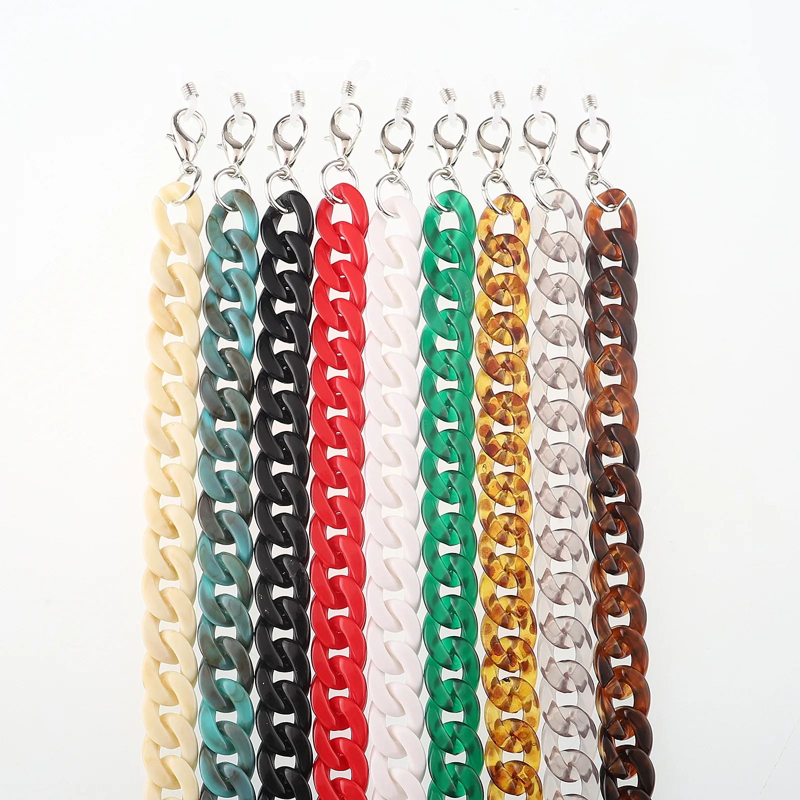 

Цепочка для ожерелья, солнцезащитных очков, из акрила, цепочки, аксессуары, 2021