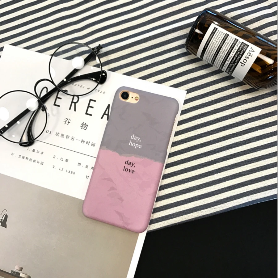 Простой и свежий чехол для iphone x max 7 8 plus матовый xr телефона xs 6s чехлы телефонов