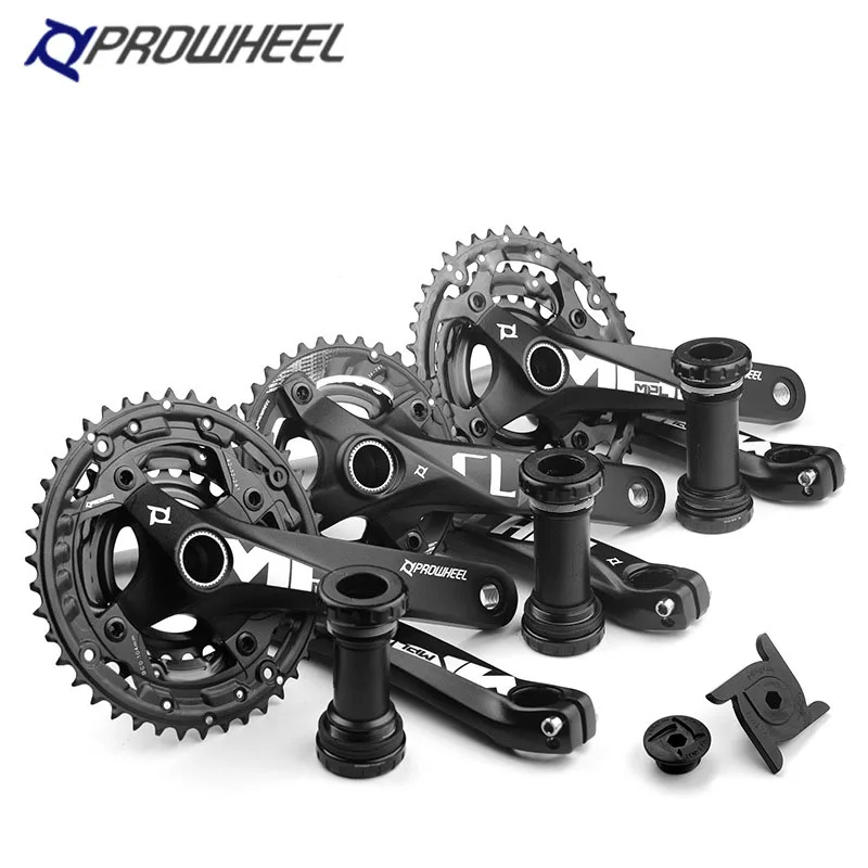 

PROWHEEL MTB 104BCD 10/11speed Bicycle Crankset 36-26T 42-32-24T Aluminum alloy 170mm Steel Hollow Tooth Plate Sprocket Group