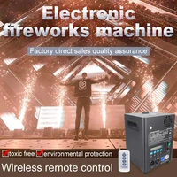 electronic fireworks machine 110v220v remote control sprayer cold fireworks stage lights effect dmx led sprayer for wedding