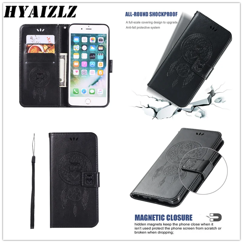 

Wallet Phone Case for IPhone11 Pro Max XS XR X SE 2020 Cute Cartoon Embossed Coque Leather Flip Multi-function Cover 6 7 8 Plus