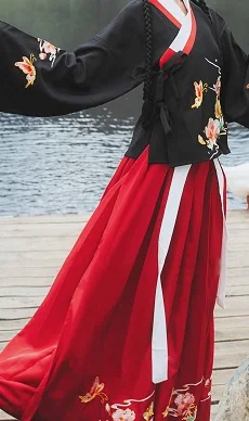 As Picture Традиционный китайский Hanfu для женщин тонкая вышивка топы Юбки династии Тан Цин представление одежда Народный танцевальный костюм DN4125 - Цвет: As Picture