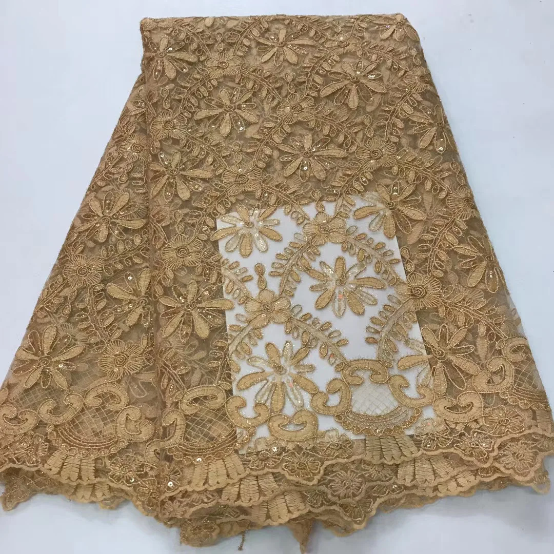 

Африканская кружевная ткань 2020, нигерийская кружевная ткань с вышивкой, Высококачественная французская Тюлевая кружевная ткань для женщин, одежда R3979