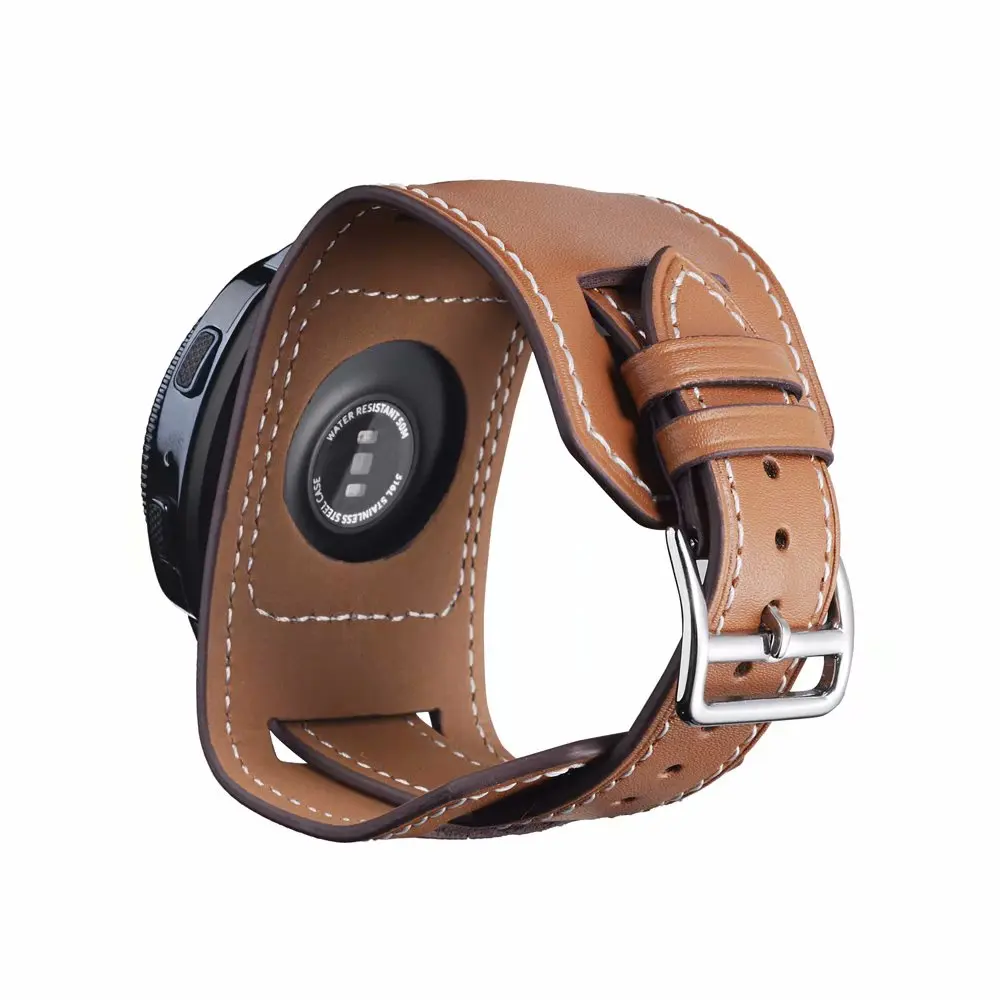 Браслет Huami Amazfit Bip для Samsung Gear Sport S2 S3 Galaxy Watch 42/46 мм ремешок из натуральной кожи Huawei