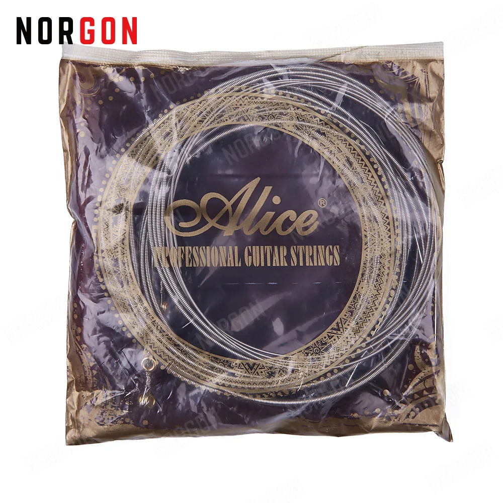 

Alice Premium Electric Bass Guitar Strings Hexagonal Core 4-String/5-String Nickel Alloy Winding Parts and Accessories AWR68