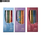 Набор гелевых ручек Kaco 5 шт.лот в китайском стиле 0,5 мм цветные чернила Ретро Pучка Caneta нейтральные ручки быстросохнущие офисные и школьные канцелярские принадлежности