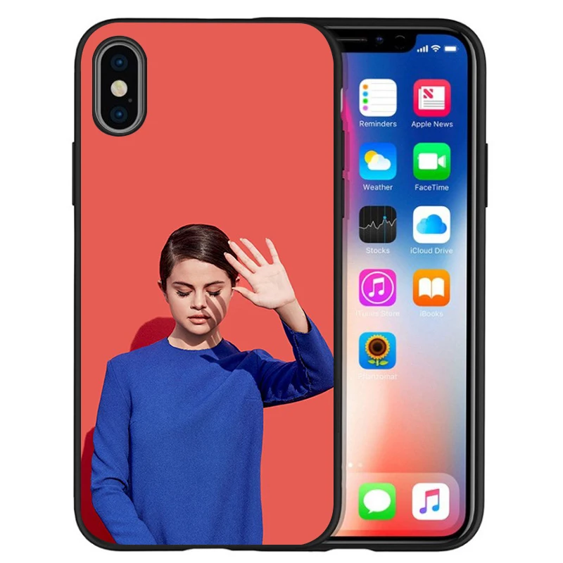 Черный силиконовый чехол для телефона Selena Gomez iPhone 12 XR XS Max 5 5S SE 2020 6 6S PLUS 7 8 X 11Pro 11 |