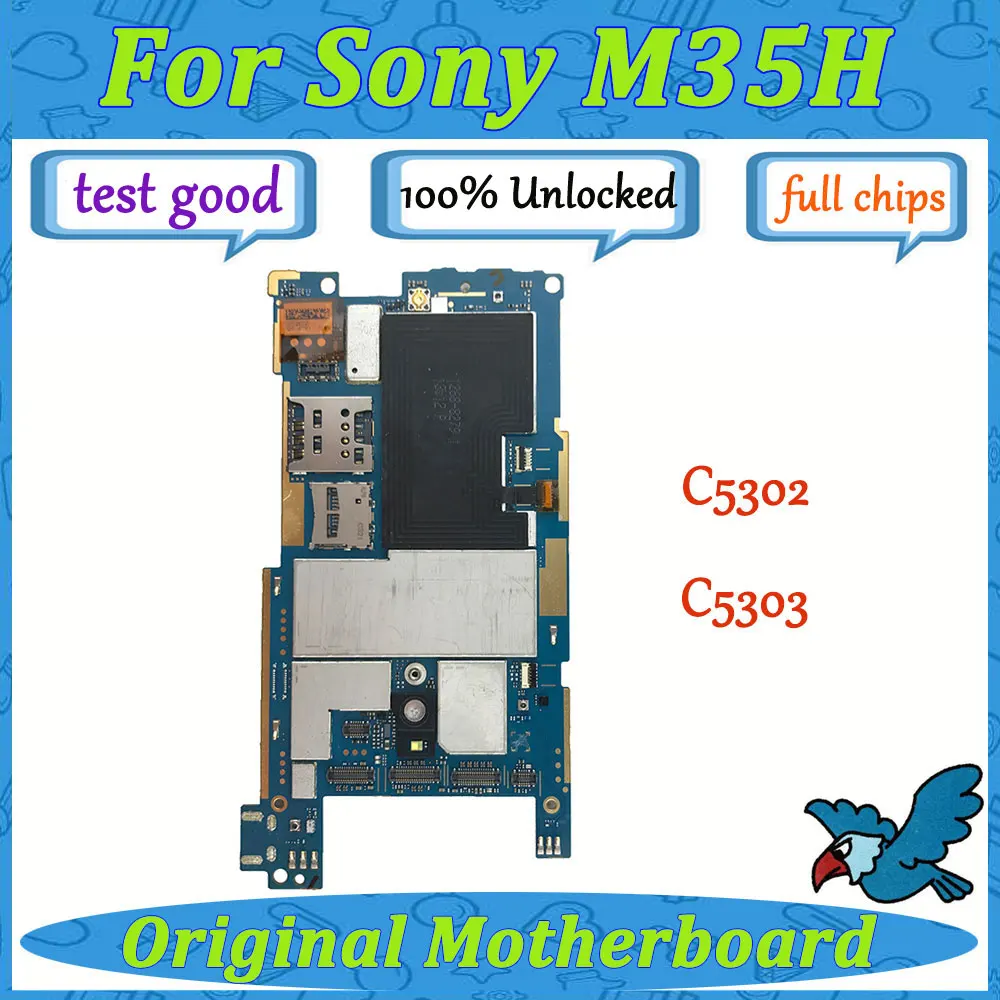 Материнская плата для Sony Xperia M35h C5302 C5303 8 ГБ материнская с системой Android