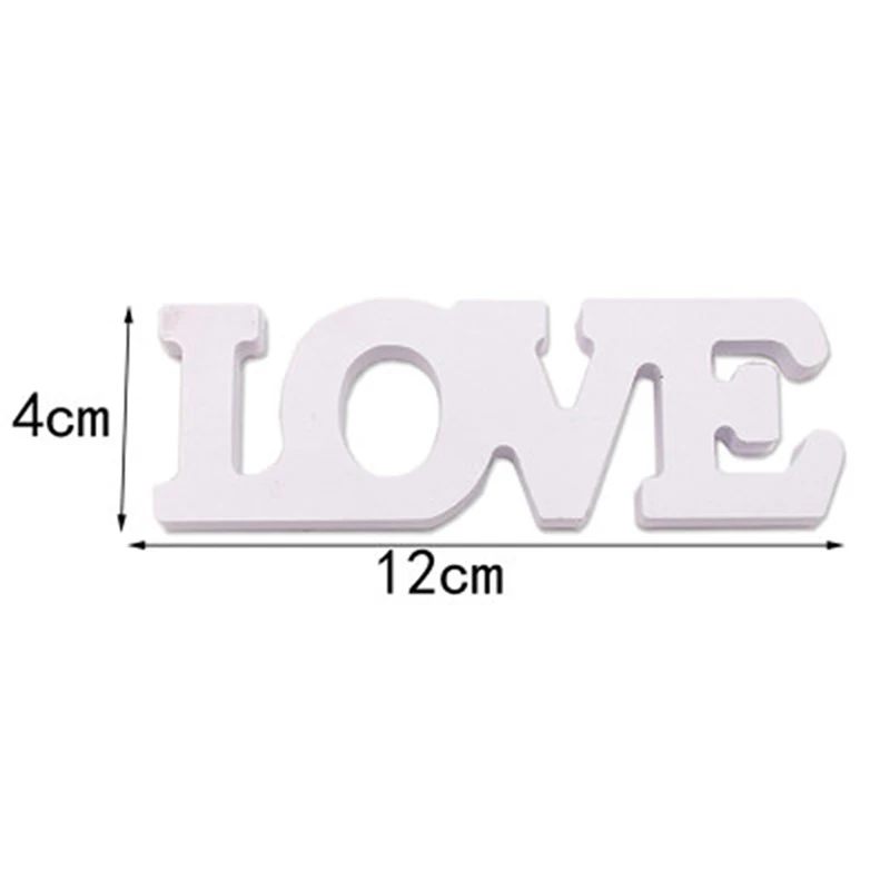 

Wood Romantic English Alphabet LOVE Home Decoration Accessories Wooden Letter Sign For Crafts Wedding Desk Decor